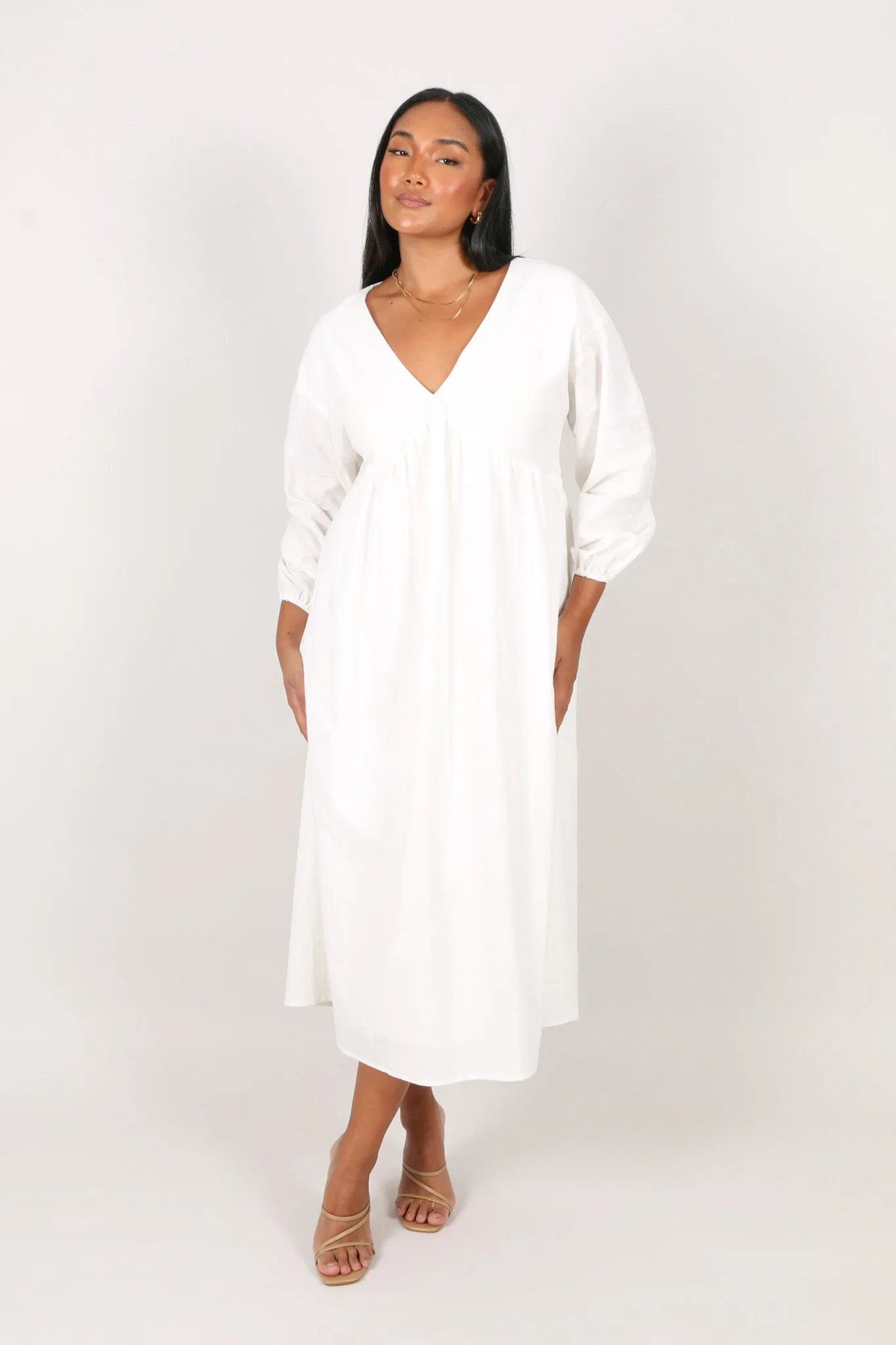 ALESSIA MAXI DRESS WHITE