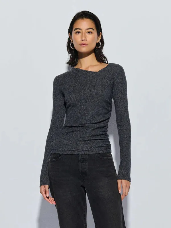 Arlo Top - Marled Grey