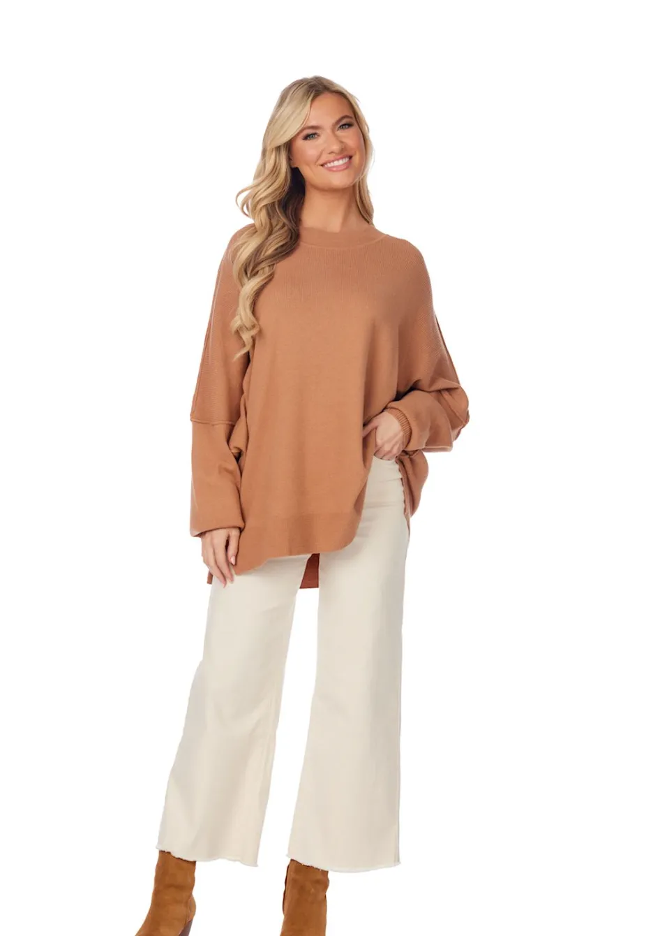 ASTRID RIBBED SWEATER BY MUD PIE - 3 COLORS