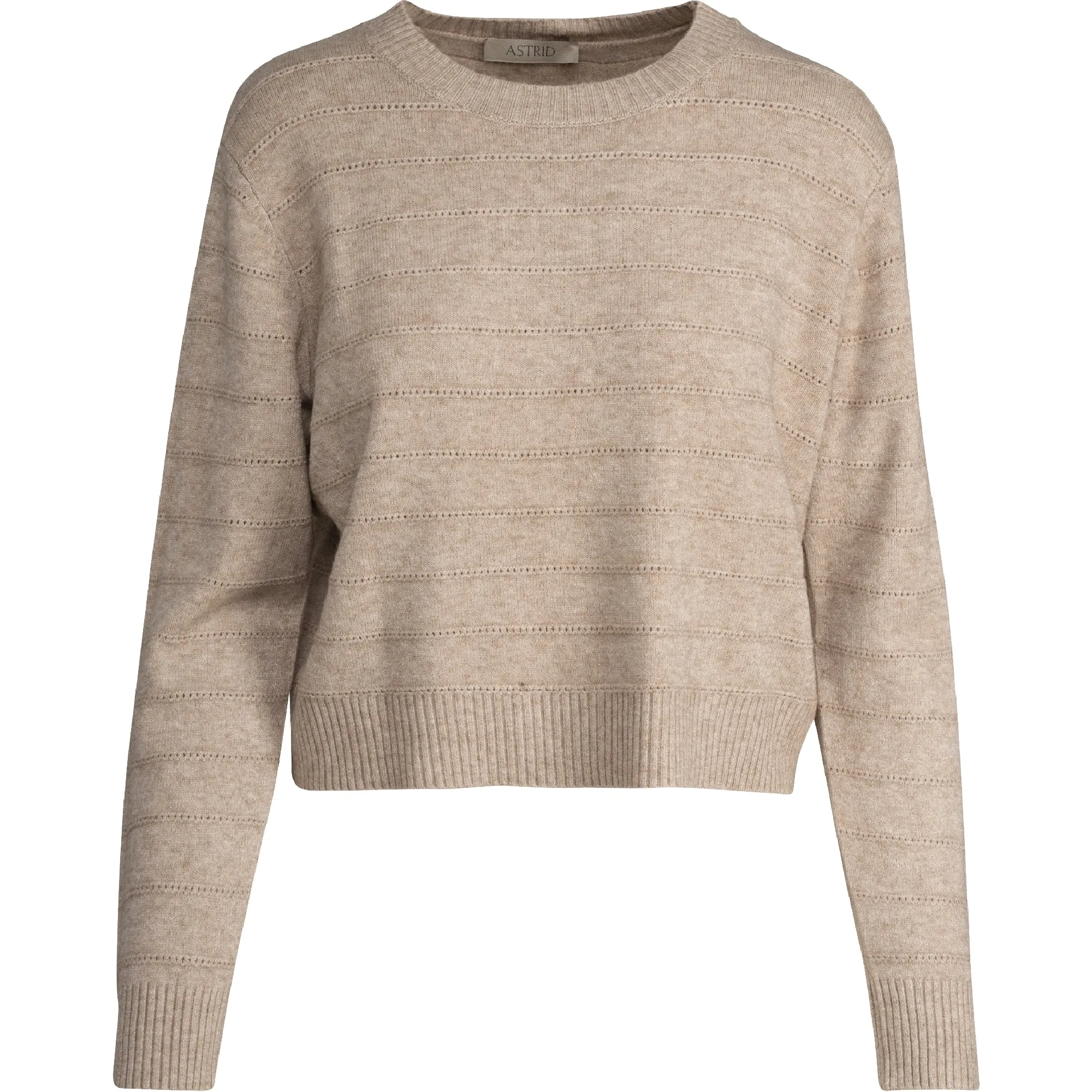 Astrid – Women's Knit Sweater – Beige