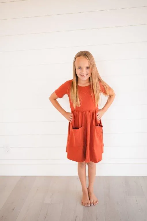 Brick Twirl Dress