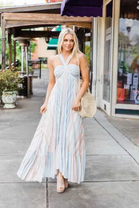 Can't Phase You Maxi Dress, Ivory-Multi