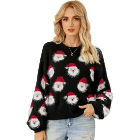 Christmas Holiday Themed Knitted Sweater