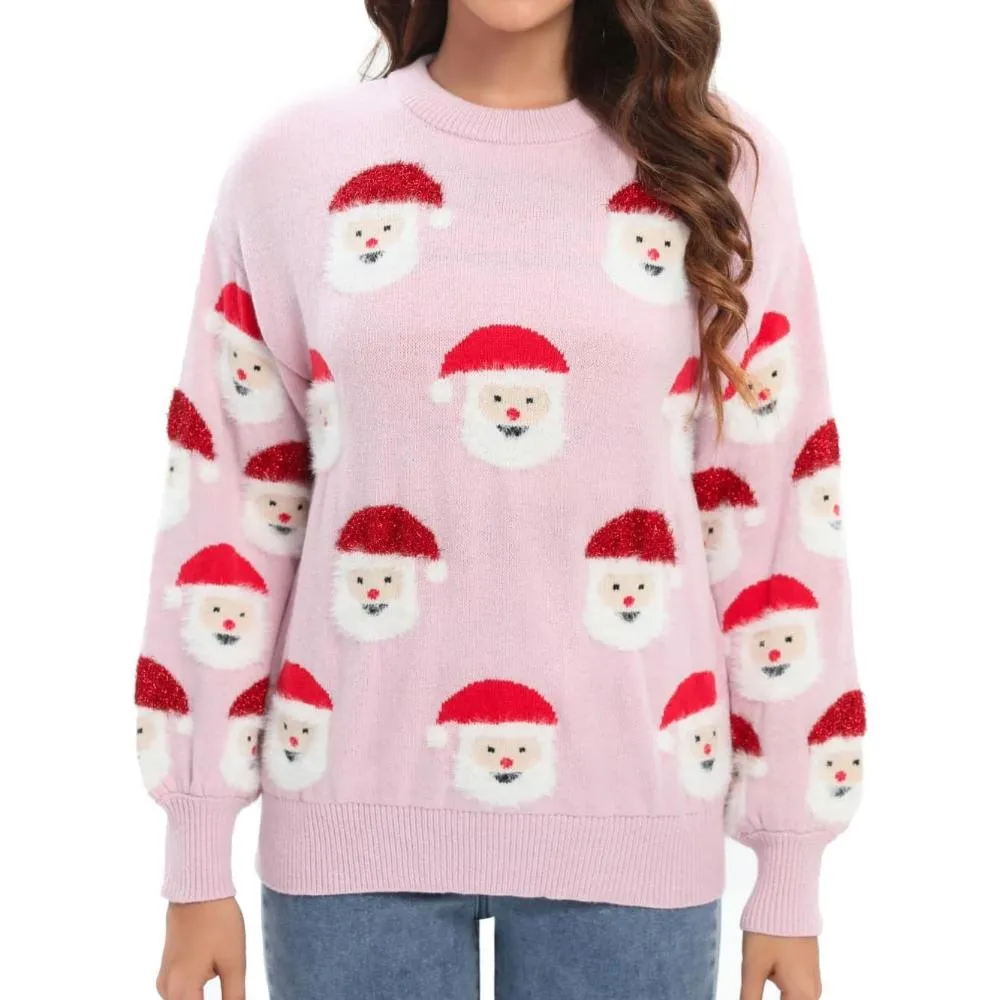 Christmas Holiday Themed Knitted Sweater