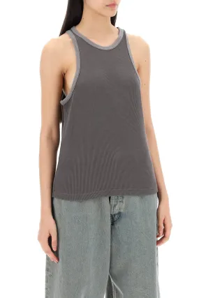 cotton waffle tank top