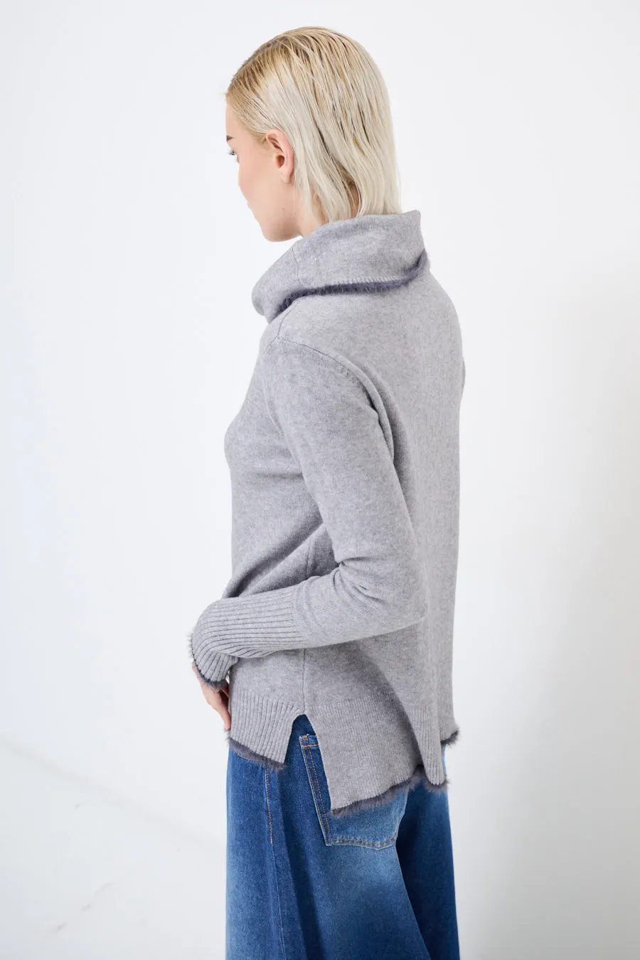 Cozy cowl neck sweater wholesale