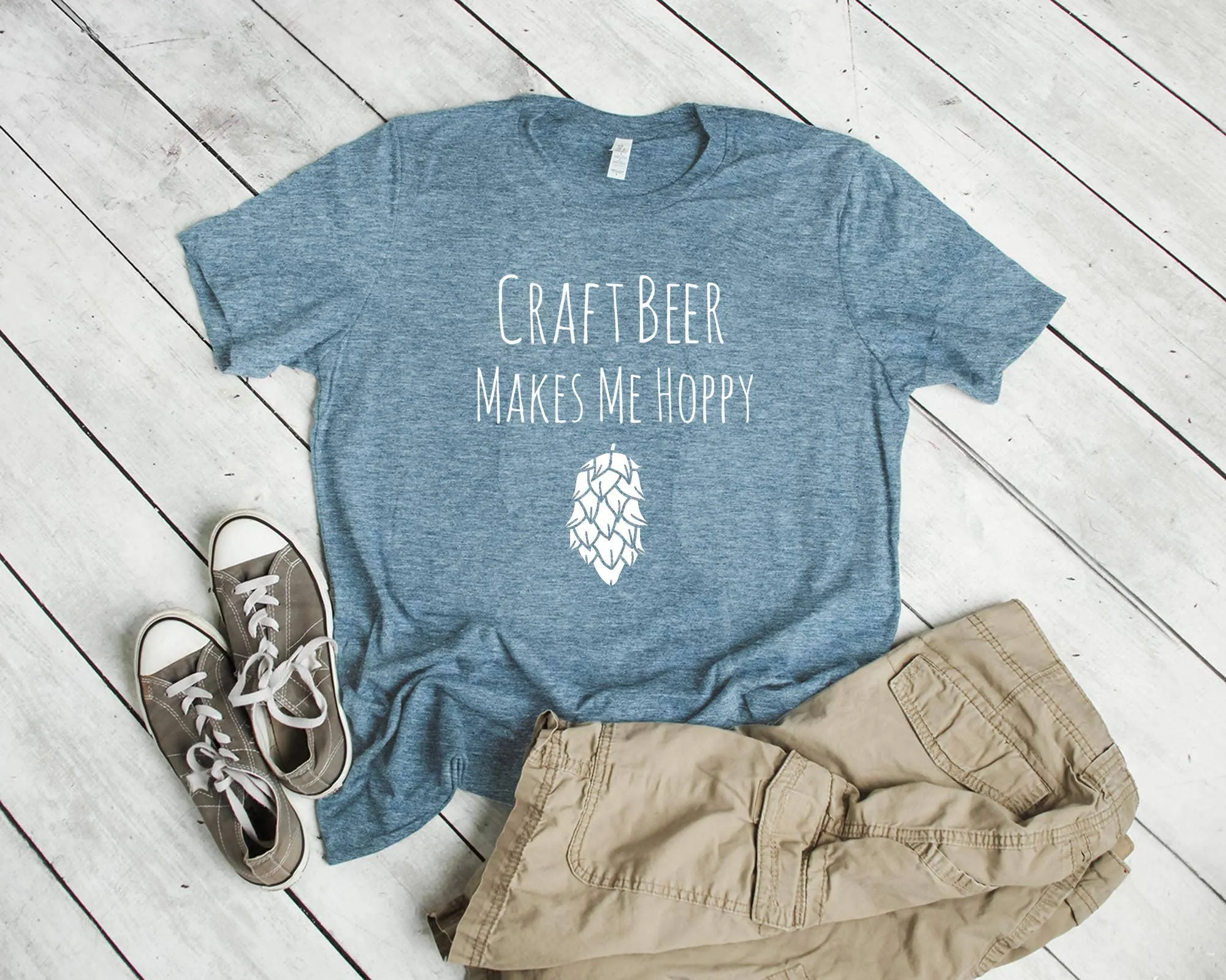 Craft Beer Makes Me Hoppy Tee