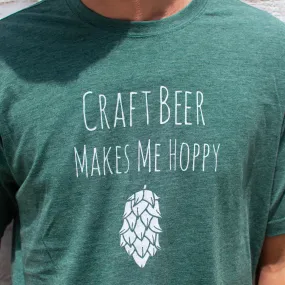 Craft Beer Makes Me Hoppy Tee