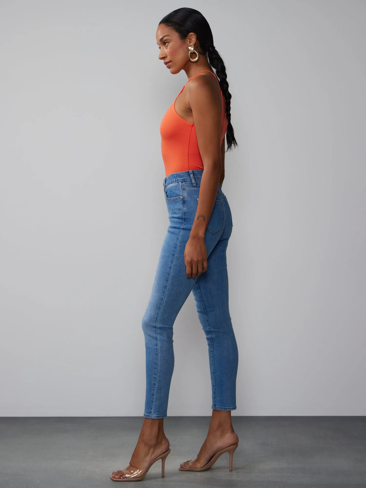 Curvy High Rise Skinny Jeans