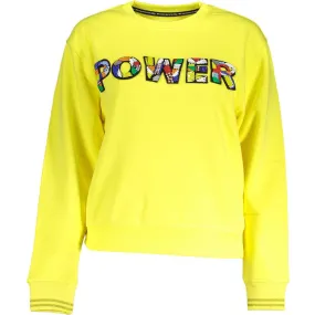 Desigual Yellow Cotton Women Sweater