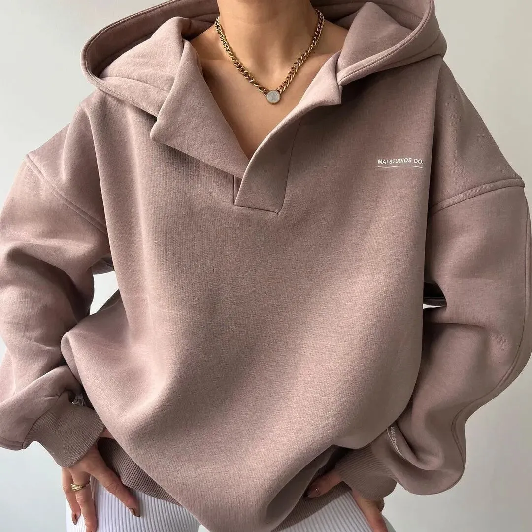 Essential Mai Hoodie | Trendy oversized trui met capuchon voor vrouwen