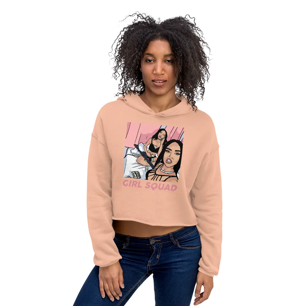 GIRL SQUAD CROP HOODIE