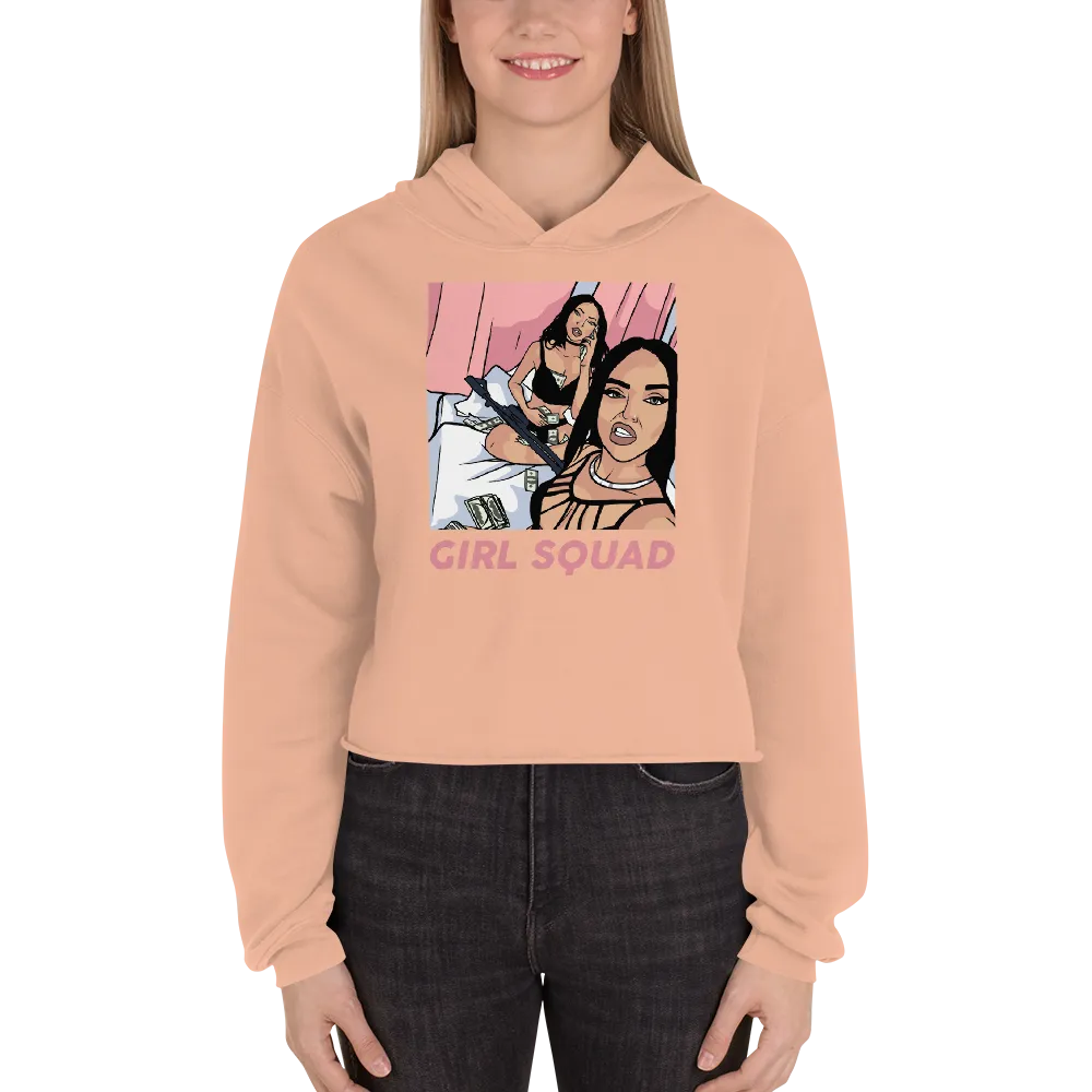 GIRL SQUAD CROP HOODIE