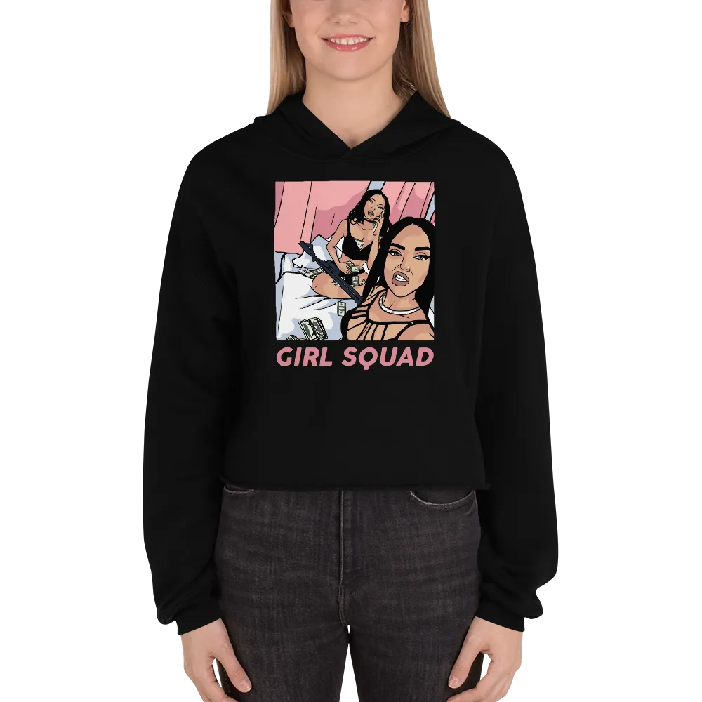 GIRL SQUAD CROP HOODIE