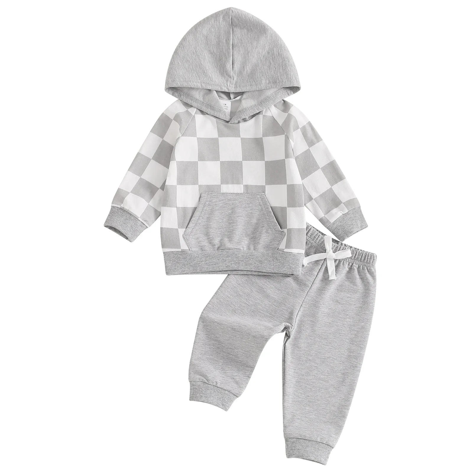 GRAYSON Checkered Hoody Outfit