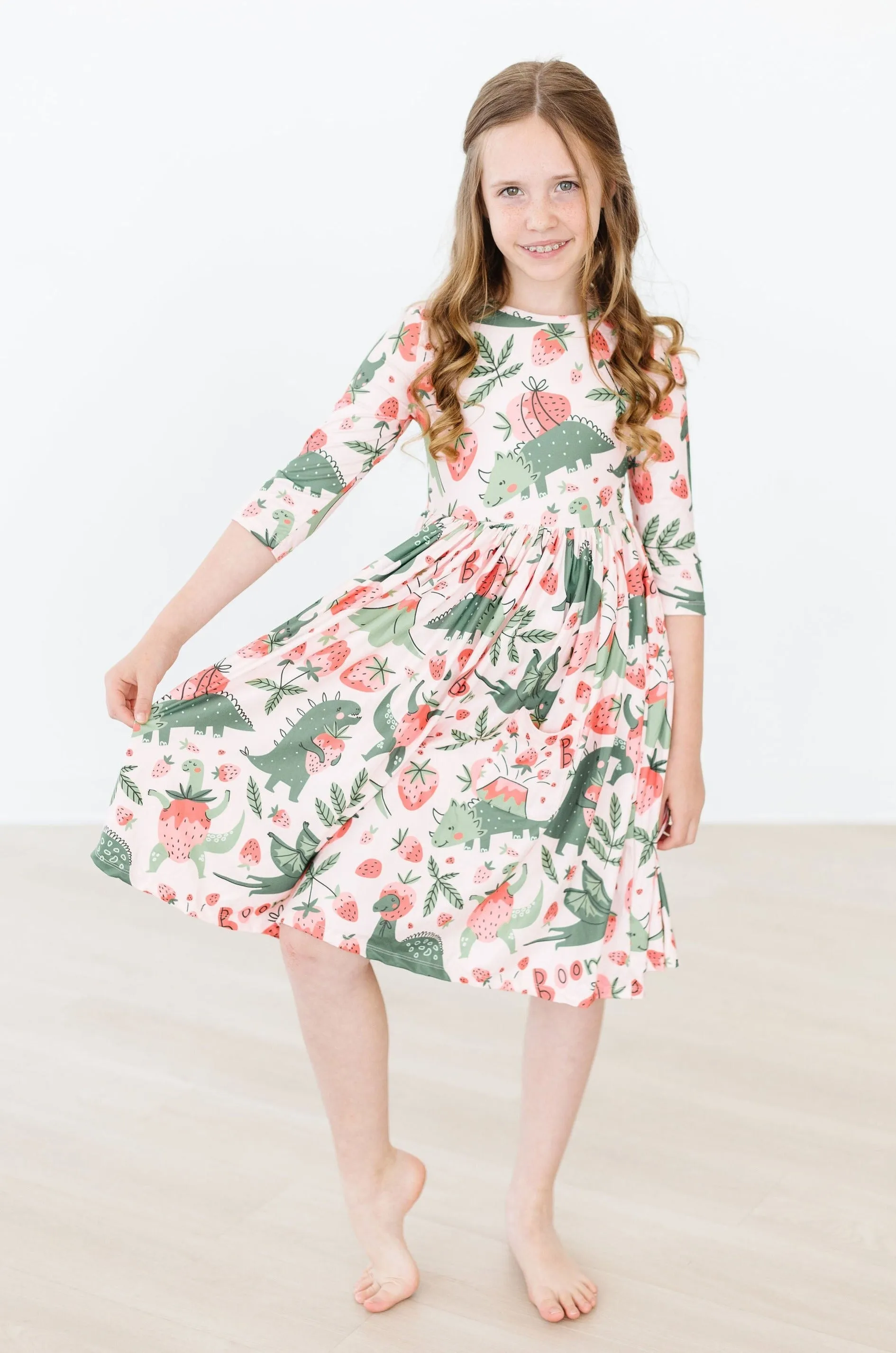 Hear Me Roar Pocket Twirl Dress