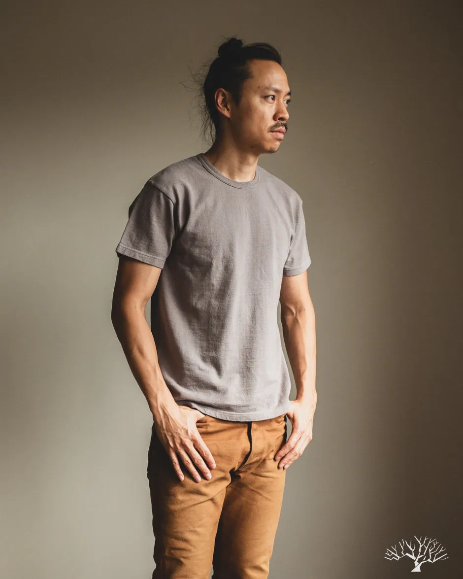 Heavyweight 9oz Loopwheel Tee - Grey