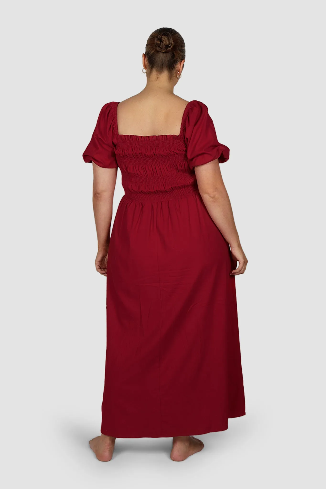 ISMAE MAXI DRESS RED