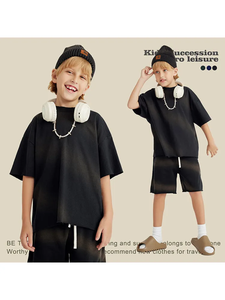 Kids' Washed Cotton Vintage Tees