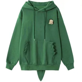 Lemandik Cute Hoodie Dinosaur Shape