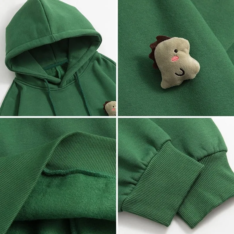 Lemandik Cute Hoodie Dinosaur Shape