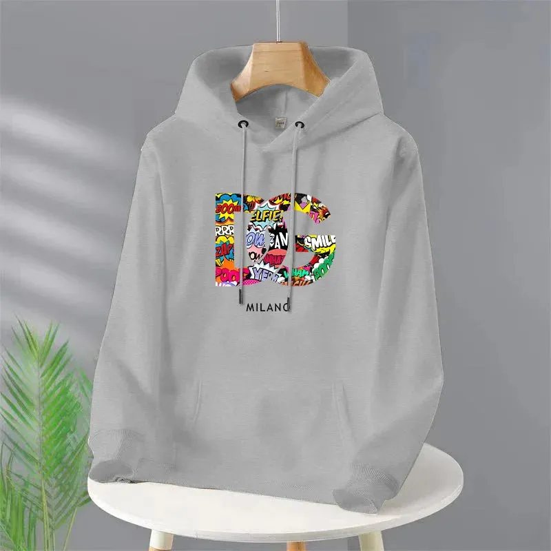 Men's Harajuku Y2k Hoodies Designer Pullover Hooded Sweatshirt for Male Luxury High Quality Vintage Trendy Casual Streetwear