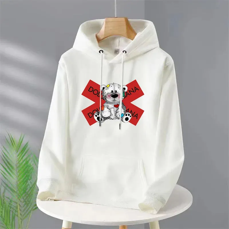 Men's Harajuku Y2k Hoodies Designer Pullover Hooded Sweatshirt for Male Luxury High Quality Vintage Trendy Casual Streetwear