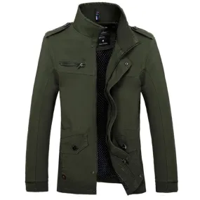 Men's Spring Warm Jacket With Zipper