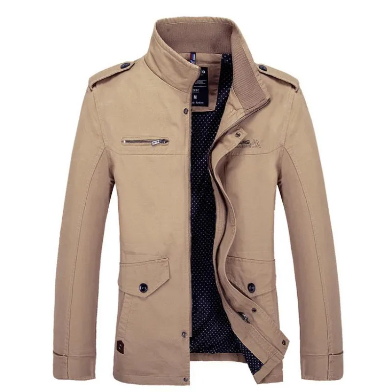 Men's Spring Warm Jacket With Zipper