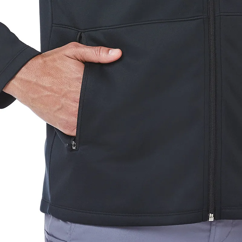 Mens Warm-Up Bonded Fleece Jacket / Black