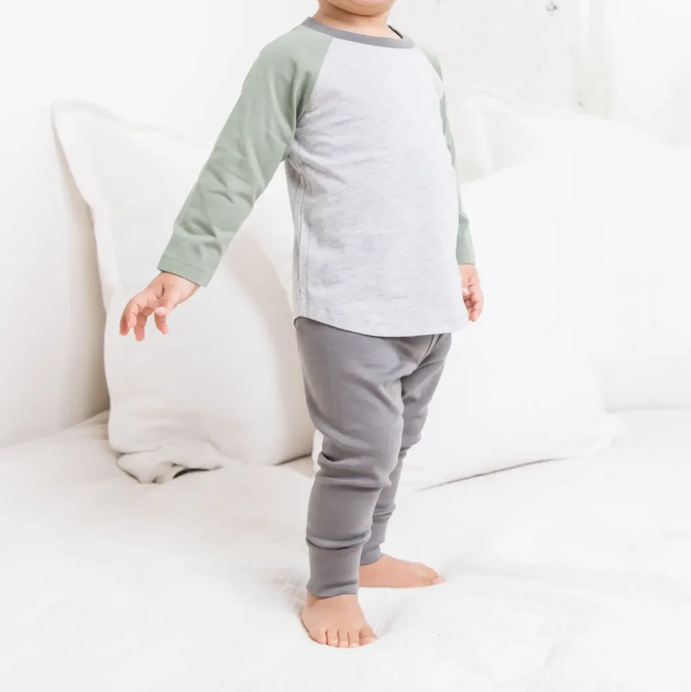 pewter · cruz organic cotton jogger