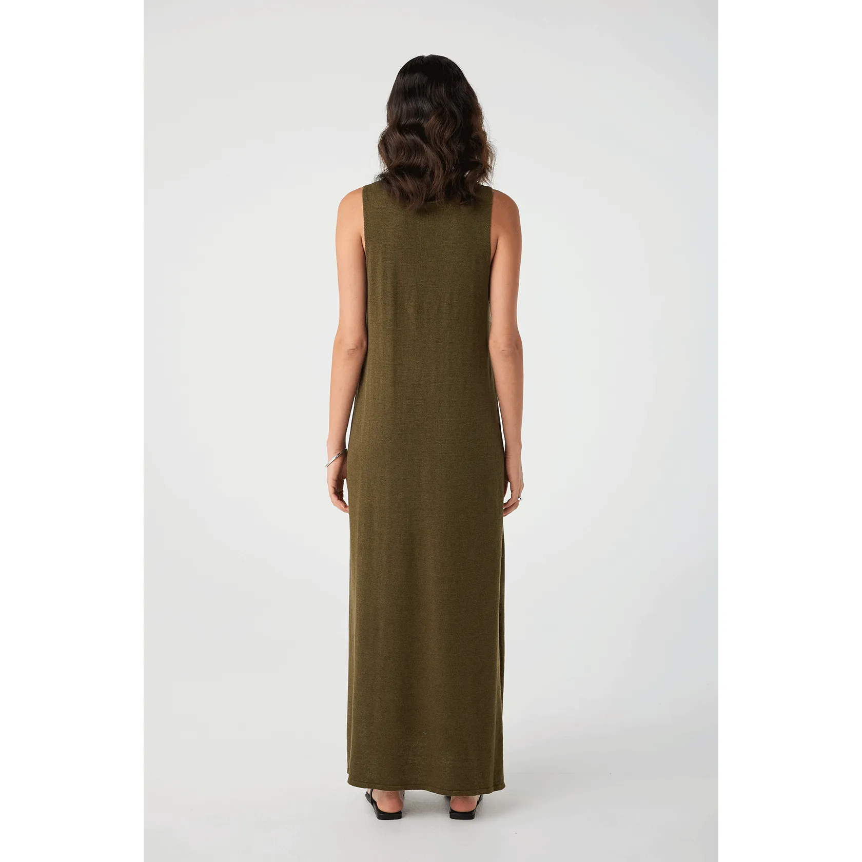 Poppy Maxi Dress - Olive