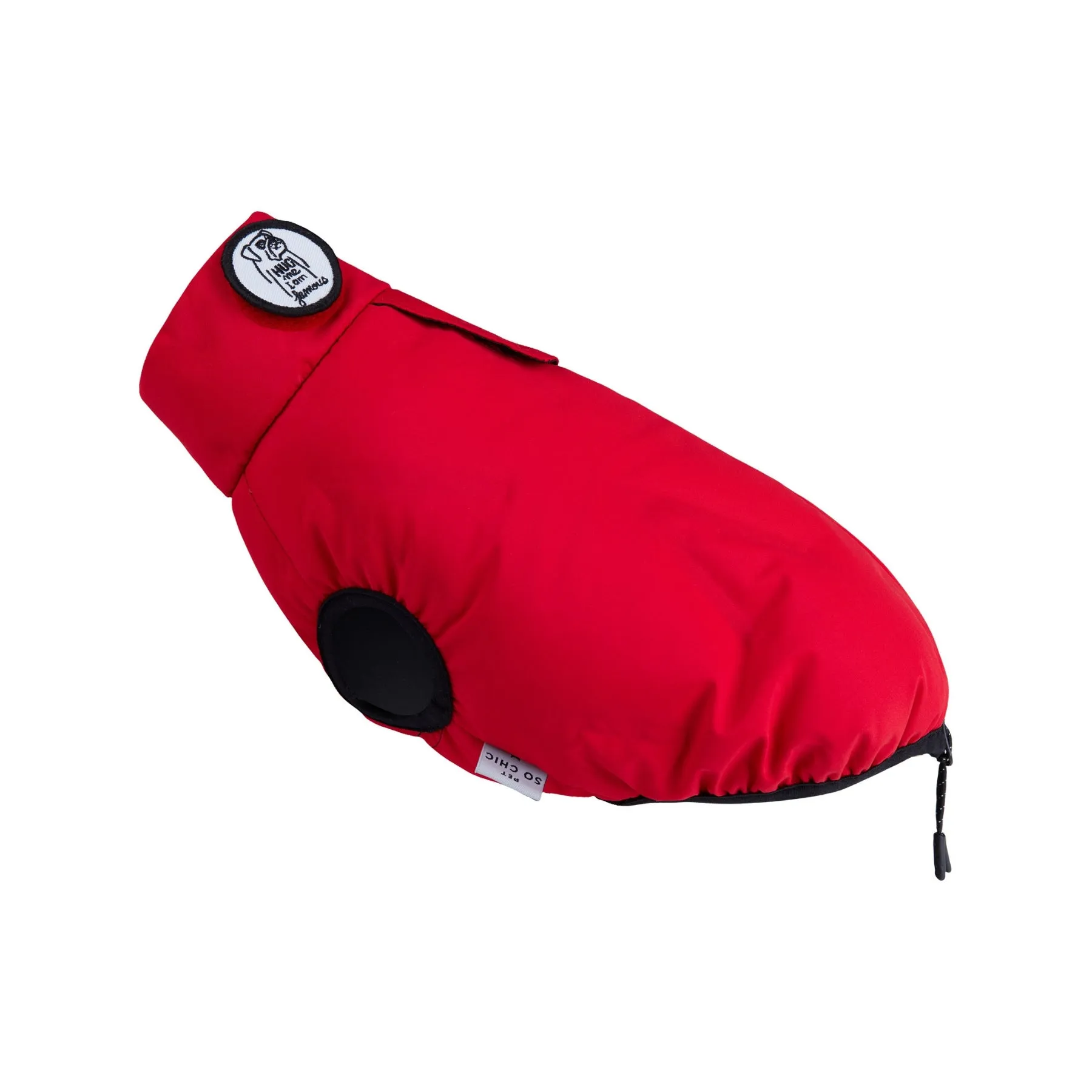 "Warm so chic" dog winter jacket  - Red