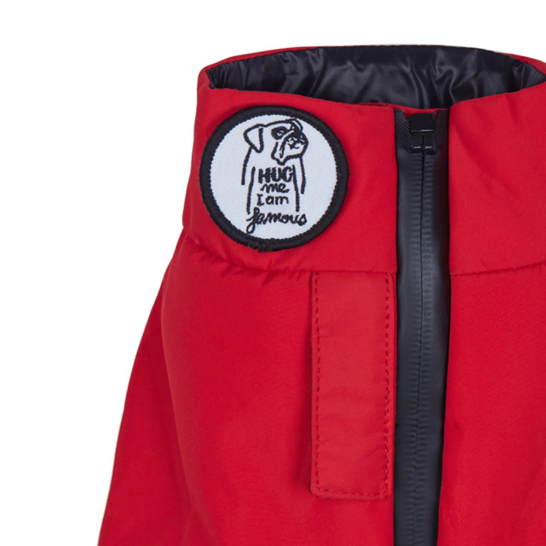 "Warm so chic" dog winter jacket  - Red