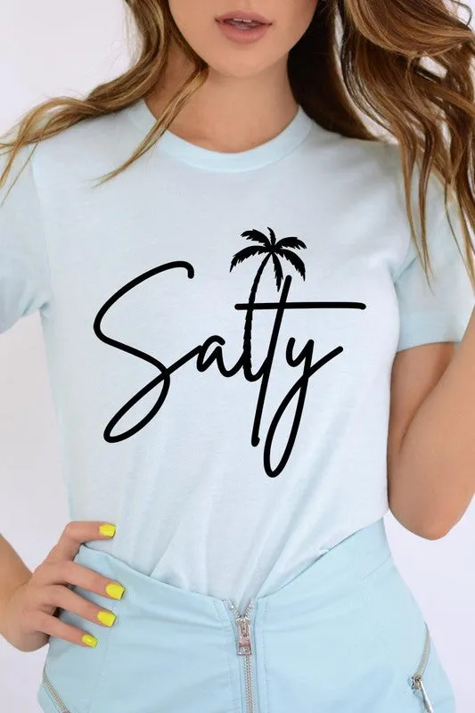 Salty Palm Graphic T Shirt