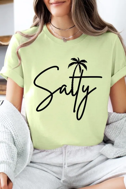 Salty Palm Graphic T Shirt