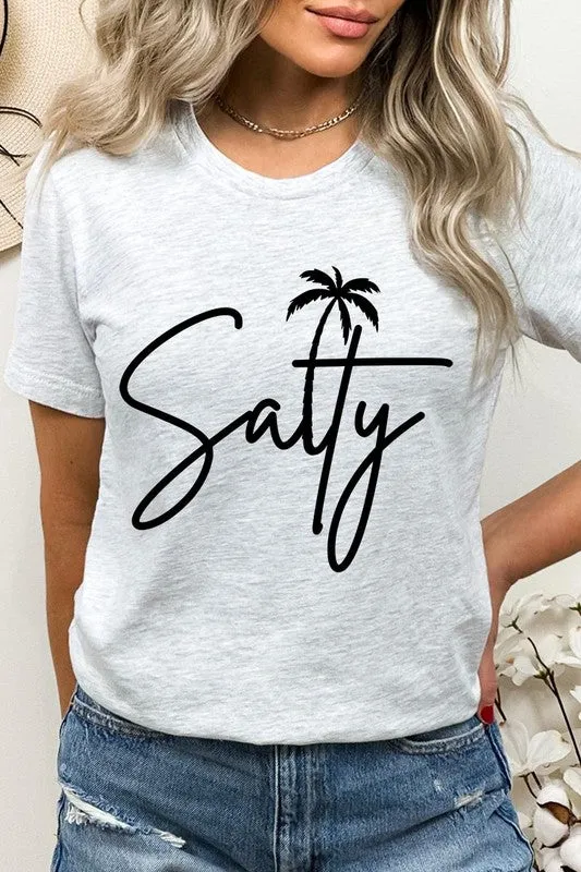 Salty Palm Graphic T Shirt