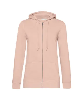 Soft Rose - B&C Inspire Zipped Hood /women