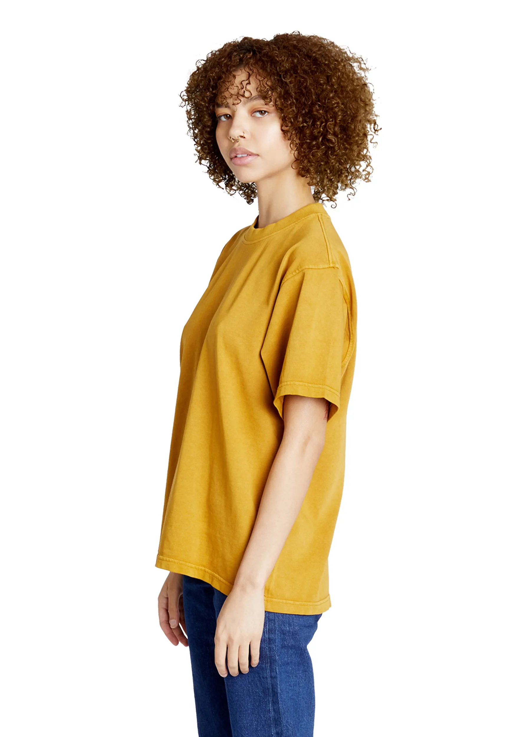 Streetwear Heavyweight Women Short Sleeve - Peanut Butter