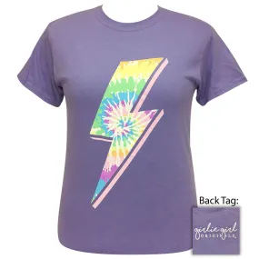 Tie Dye Bolt-Violet SS-2316