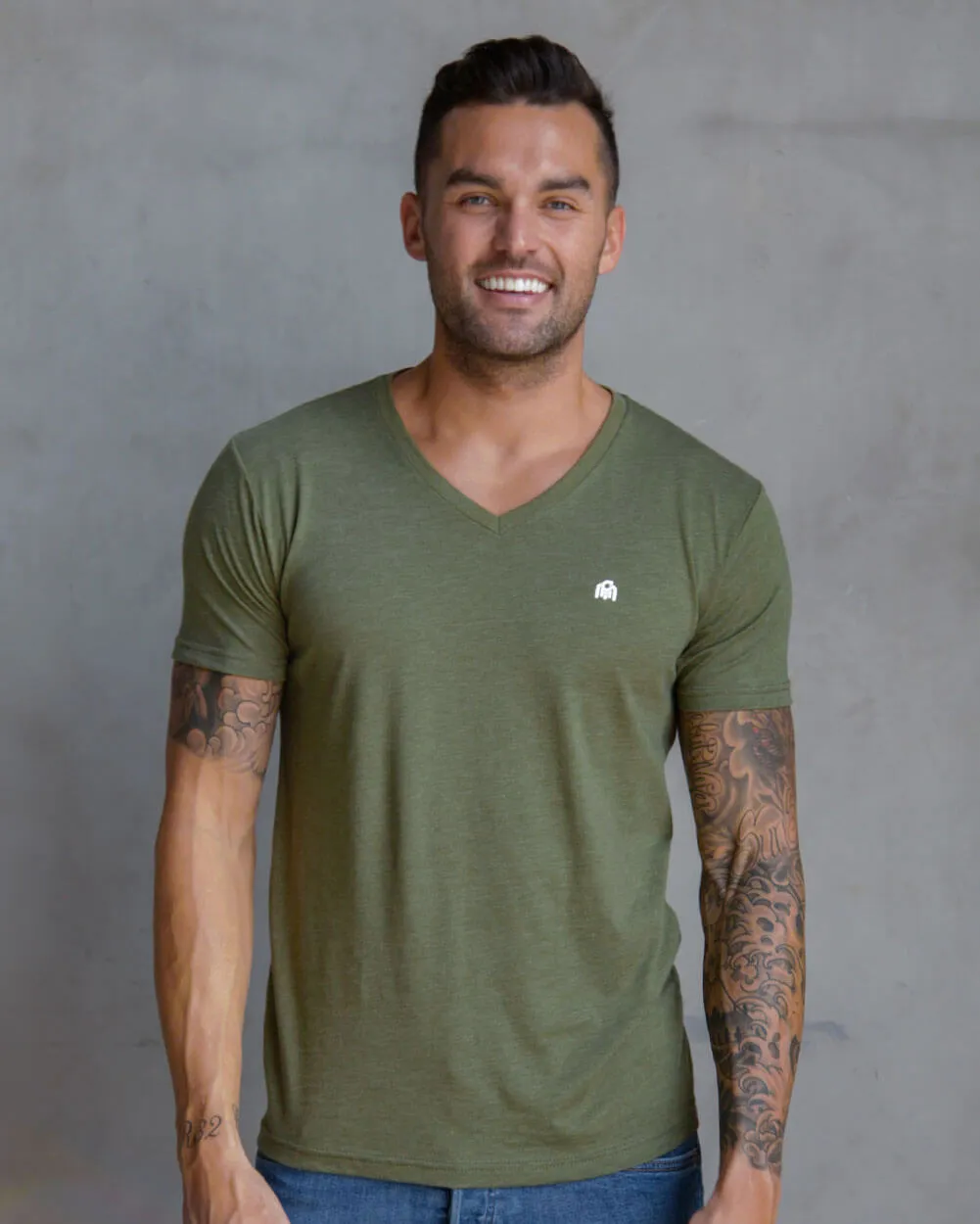 V-Neck Tee - Branded