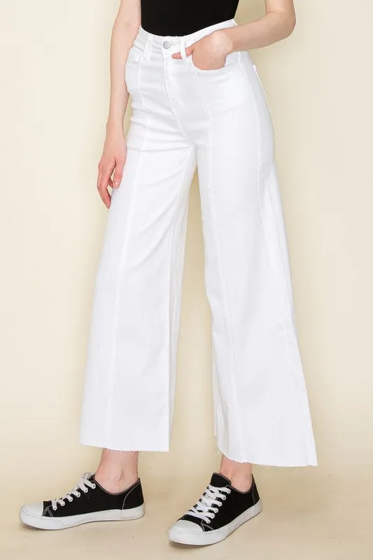 Women Trendy Wide Leg Western Denim Pants