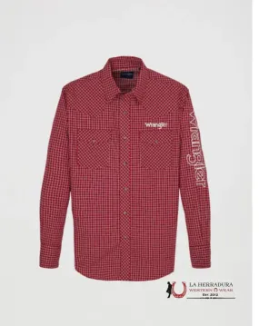 Wrangler Classic Fit Red Plaid - 9468