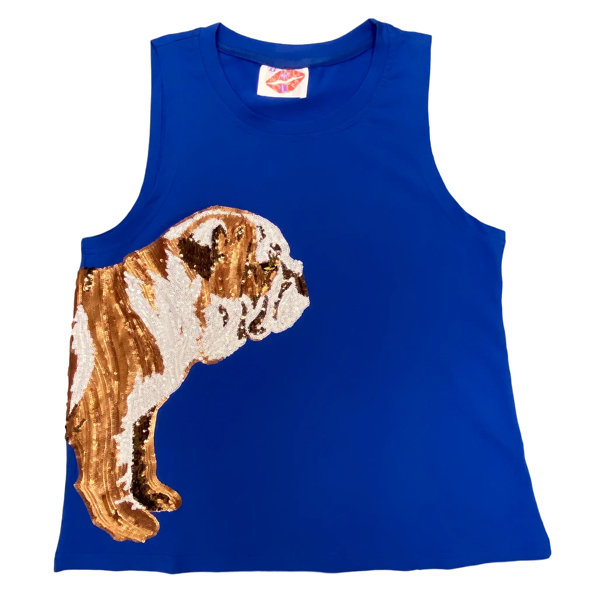 Wrap-Around Blue Bulldog Tank